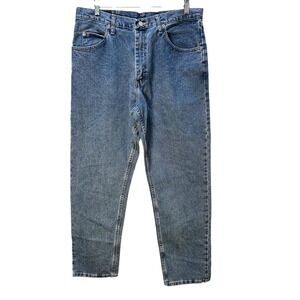 New Wrangler Hero Five Star Relaxed Fit Jeans Mens 36x34 Medium Wash 97601VR